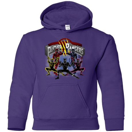Sweatshirts Purple / YS Panther Rangers Youth Hoodie