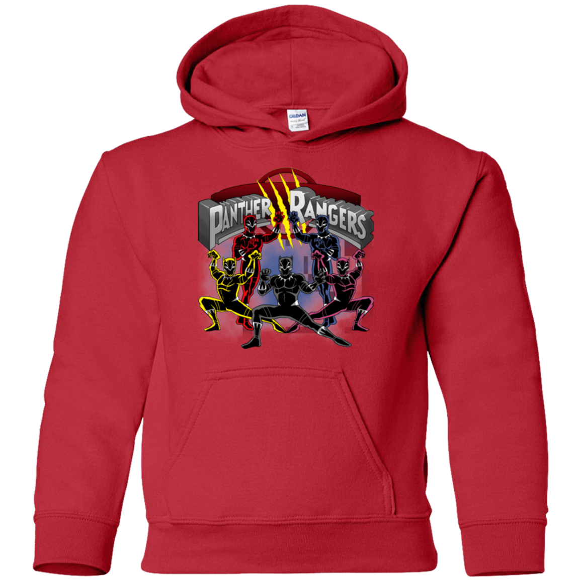 Sweatshirts Red / YS Panther Rangers Youth Hoodie