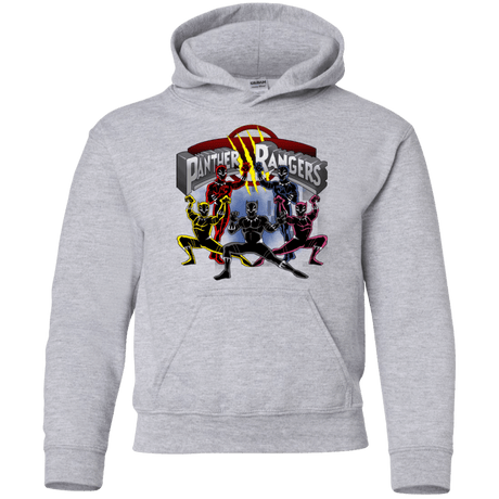 Sweatshirts Sport Grey / YS Panther Rangers Youth Hoodie
