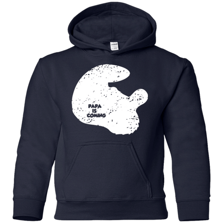 Sweatshirts Navy / YS Papa Is Coming Youth Hoodie