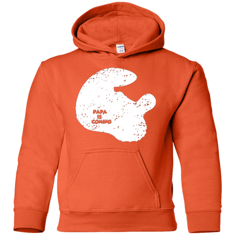 Sweatshirts Orange / YS Papa Is Coming Youth Hoodie