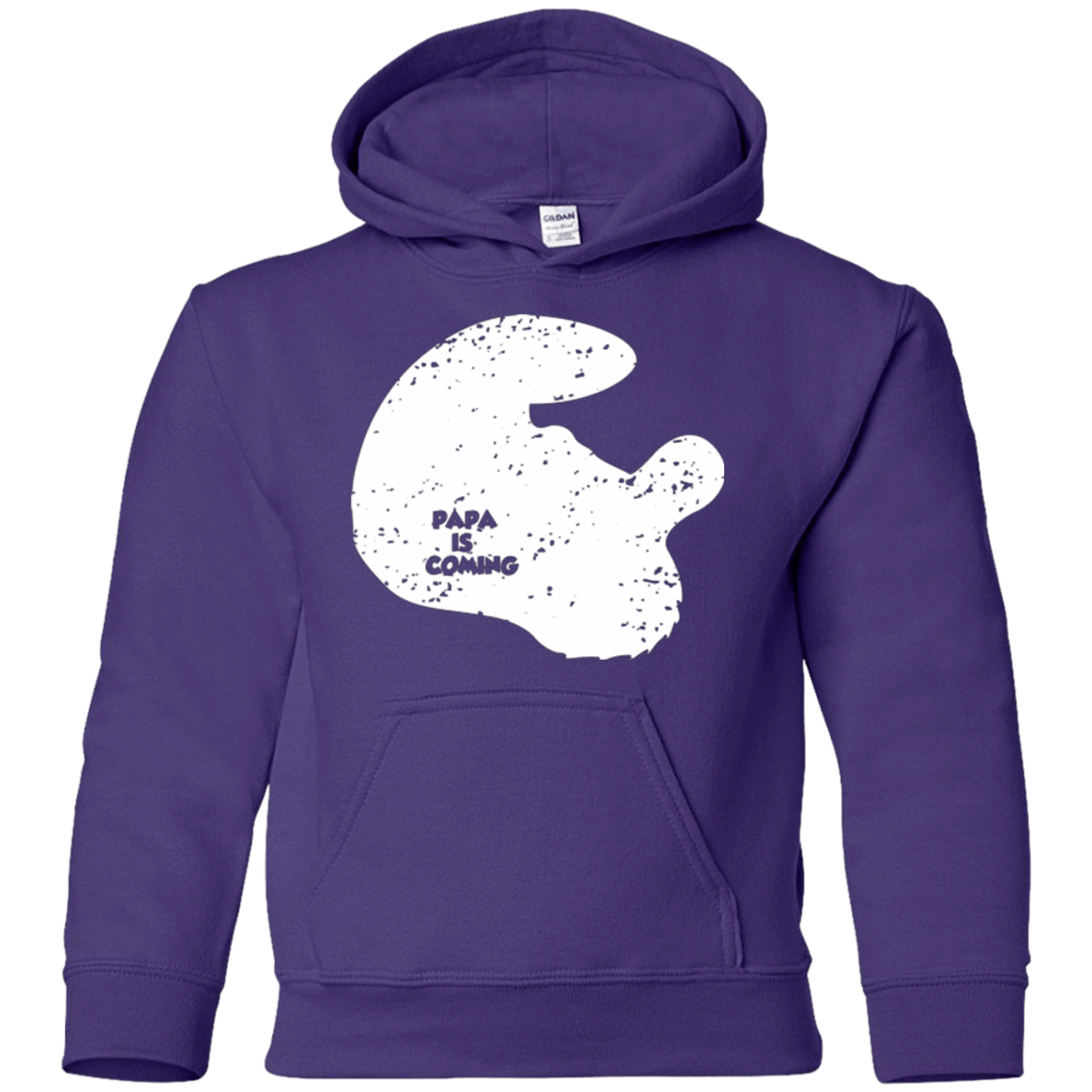 Sweatshirts Purple / YS Papa Is Coming Youth Hoodie