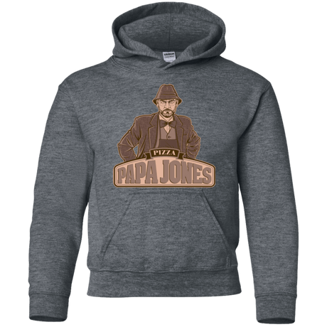 Sweatshirts Dark Heather / YS Papa Jones Youth Hoodie
