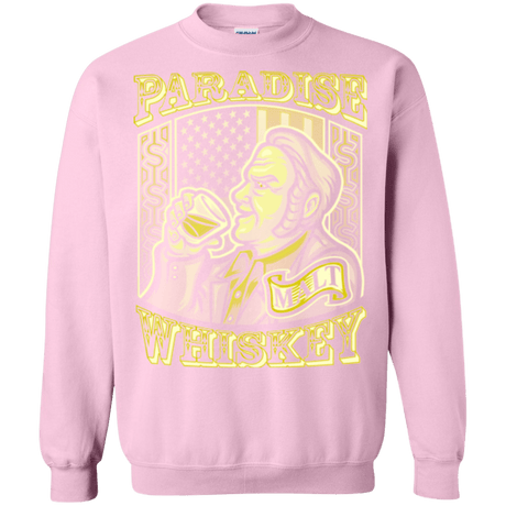 Sweatshirts Light Pink / Small Paradise Whiskey Crewneck Sweatshirt