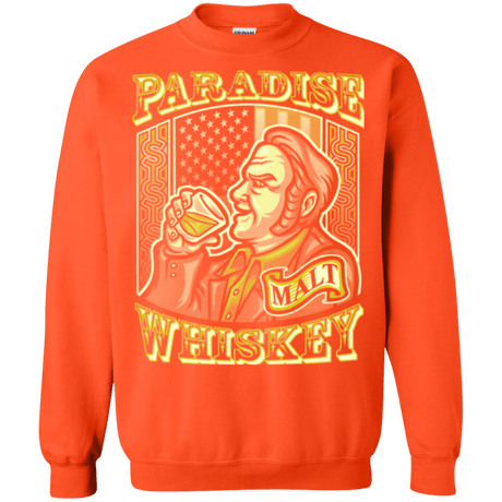 Sweatshirts Orange / Small Paradise Whiskey Crewneck Sweatshirt