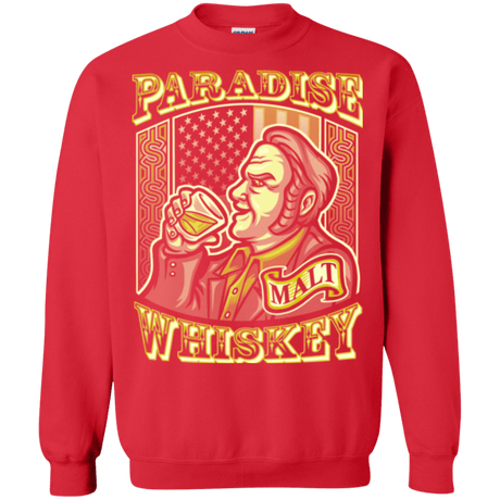 Sweatshirts Red / Small Paradise Whiskey Crewneck Sweatshirt