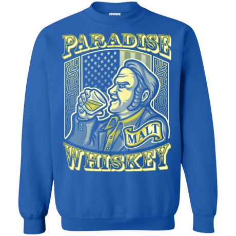 Sweatshirts Royal / Small Paradise Whiskey Crewneck Sweatshirt