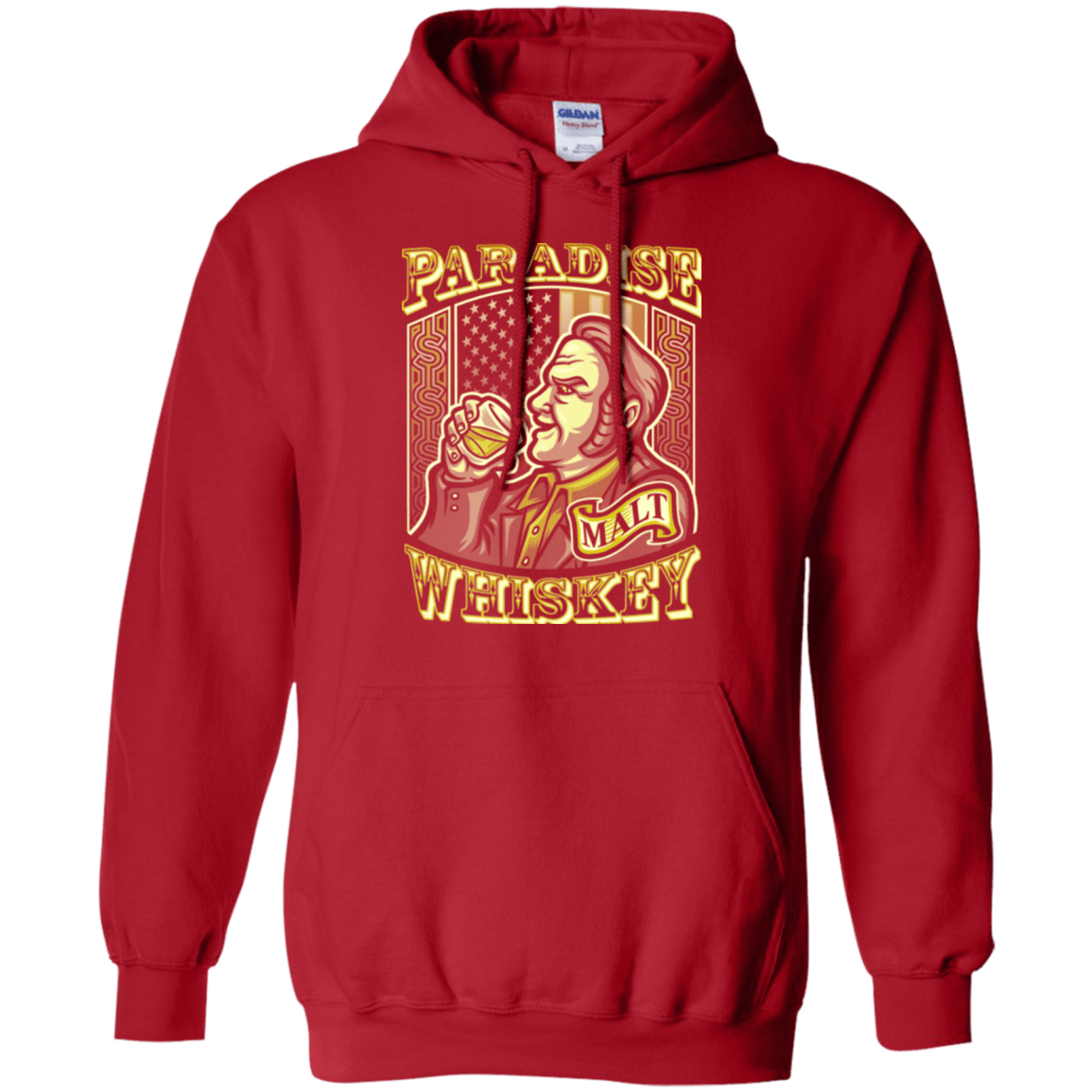 Sweatshirts Red / Small Paradise Whiskey Pullover Hoodie