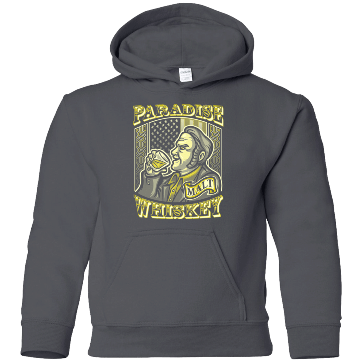 Sweatshirts Charcoal / YS Paradise Whiskey Youth Hoodie