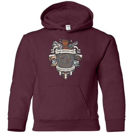 Sweatshirts Maroon / YS Paranormal Bureau Youth Hoodie