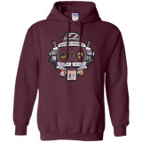 Sweatshirts Maroon / Small Paranormal files Crest Pullover Hoodie