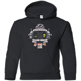 Sweatshirts Black / YS Paranormal files Crest Youth Hoodie