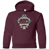 Sweatshirts Maroon / YS Paranormal files Crest Youth Hoodie