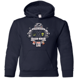 Sweatshirts Navy / YS Paranormal files Crest Youth Hoodie
