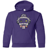 Sweatshirts Purple / YS Paranormal files Crest Youth Hoodie