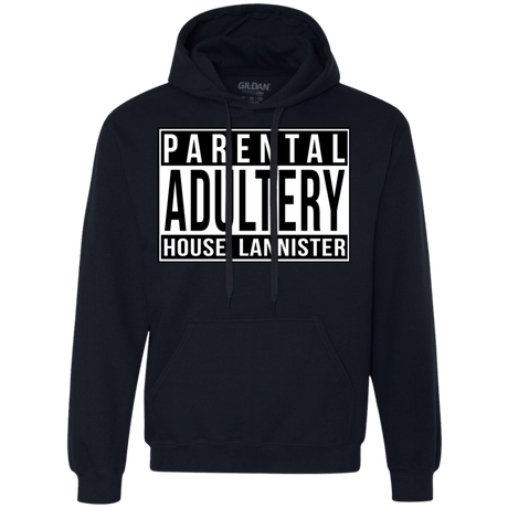 Sweatshirts Navy / S Parental Adultery Premium Fleece Hoodie