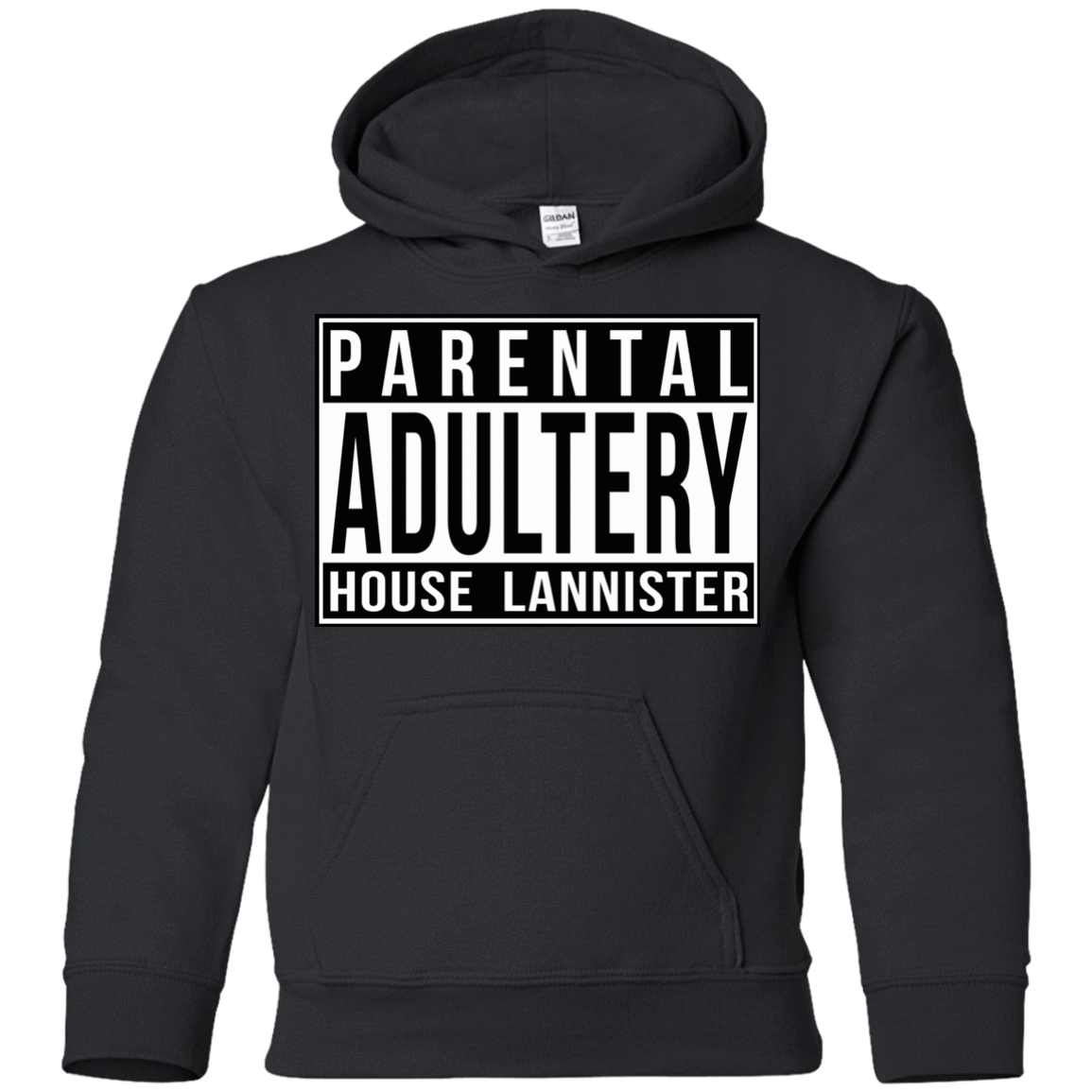 Sweatshirts Black / YS Parental Adultery Youth Hoodie