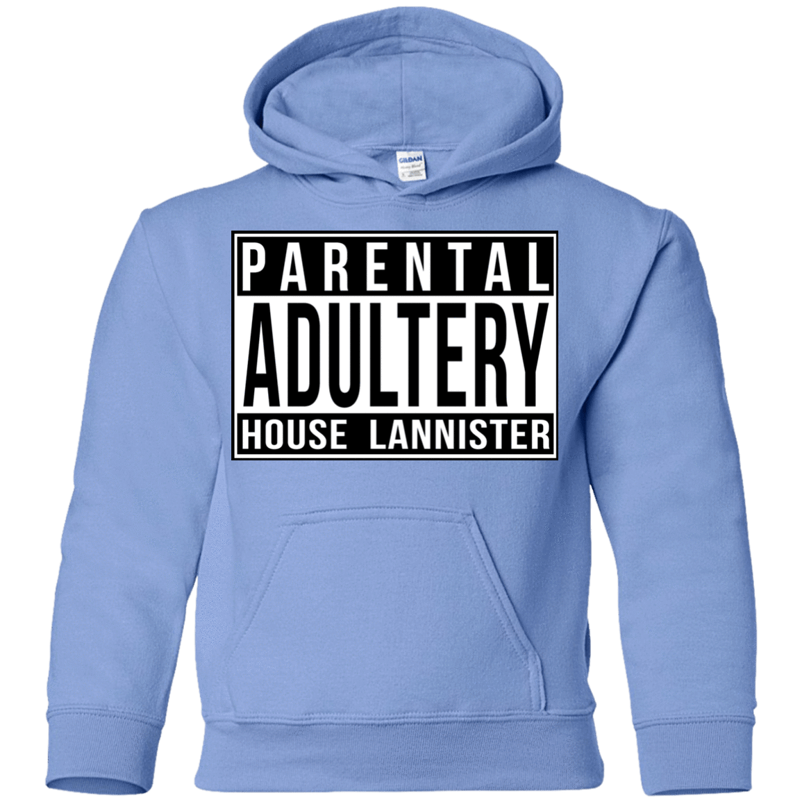 Sweatshirts Carolina Blue / YS Parental Adultery Youth Hoodie