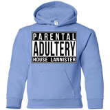 Sweatshirts Carolina Blue / YS Parental Adultery Youth Hoodie