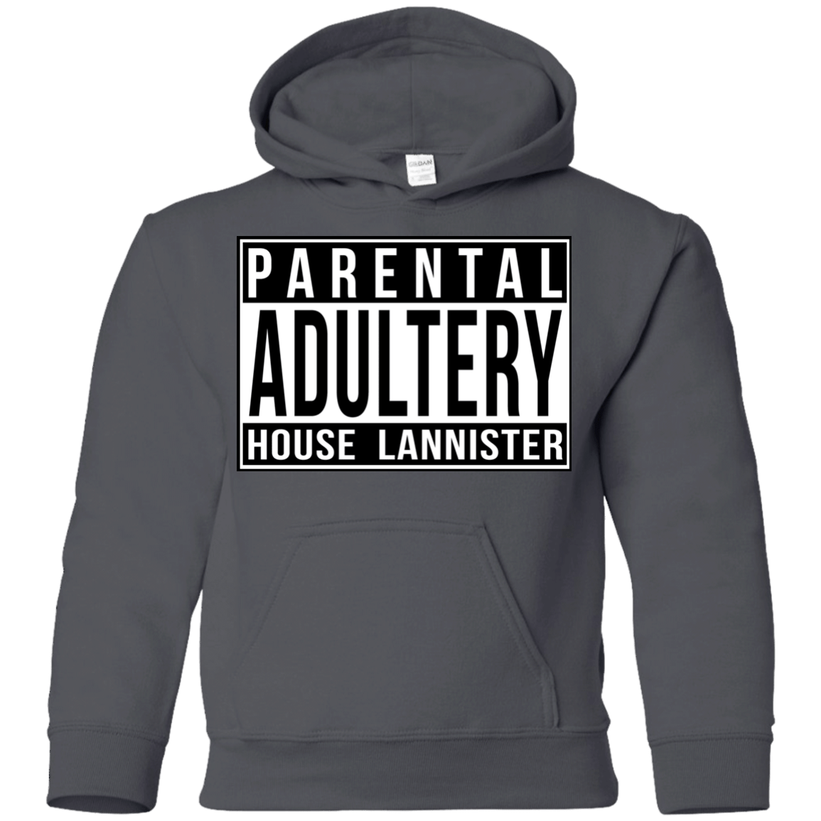 Sweatshirts Charcoal / YS Parental Adultery Youth Hoodie