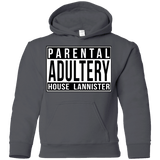 Sweatshirts Charcoal / YS Parental Adultery Youth Hoodie