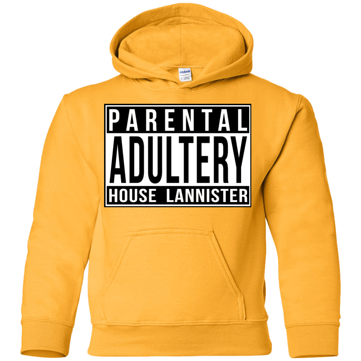 Sweatshirts Gold / YS Parental Adultery Youth Hoodie