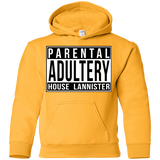 Sweatshirts Gold / YS Parental Adultery Youth Hoodie