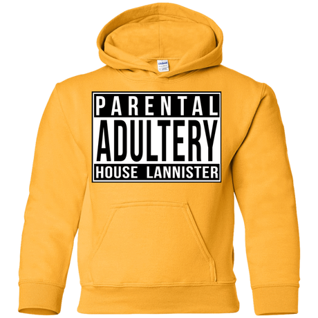 Sweatshirts Gold / YS Parental Adultery Youth Hoodie