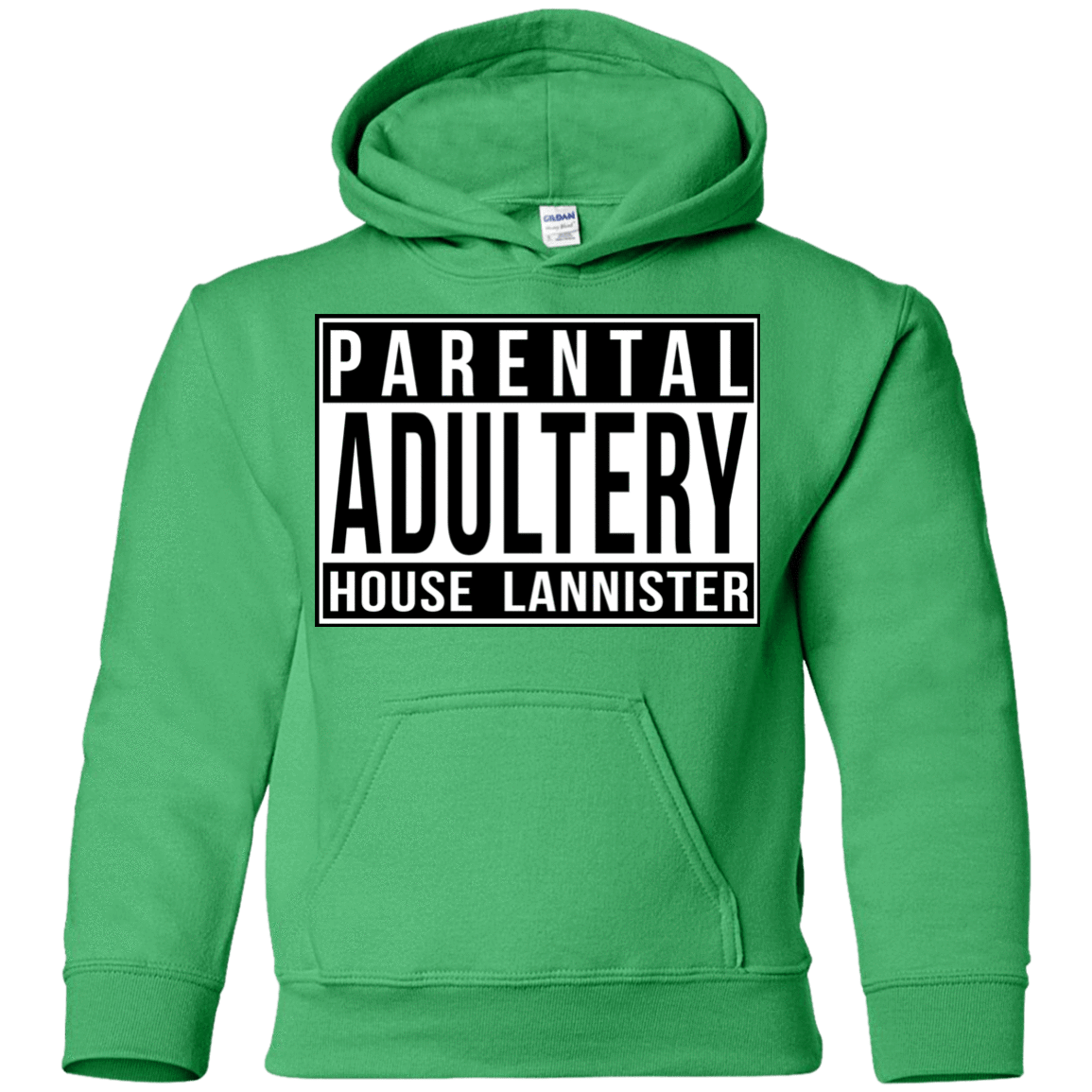 Sweatshirts Irish Green / YS Parental Adultery Youth Hoodie