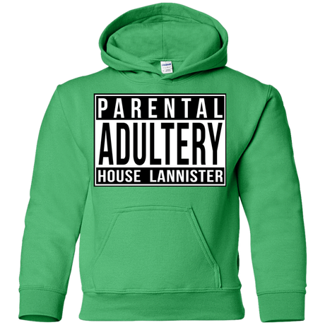 Sweatshirts Irish Green / YS Parental Adultery Youth Hoodie