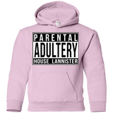Sweatshirts Light Pink / YS Parental Adultery Youth Hoodie