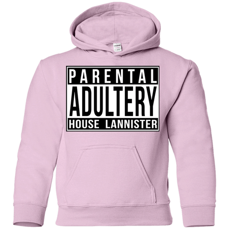 Sweatshirts Light Pink / YS Parental Adultery Youth Hoodie