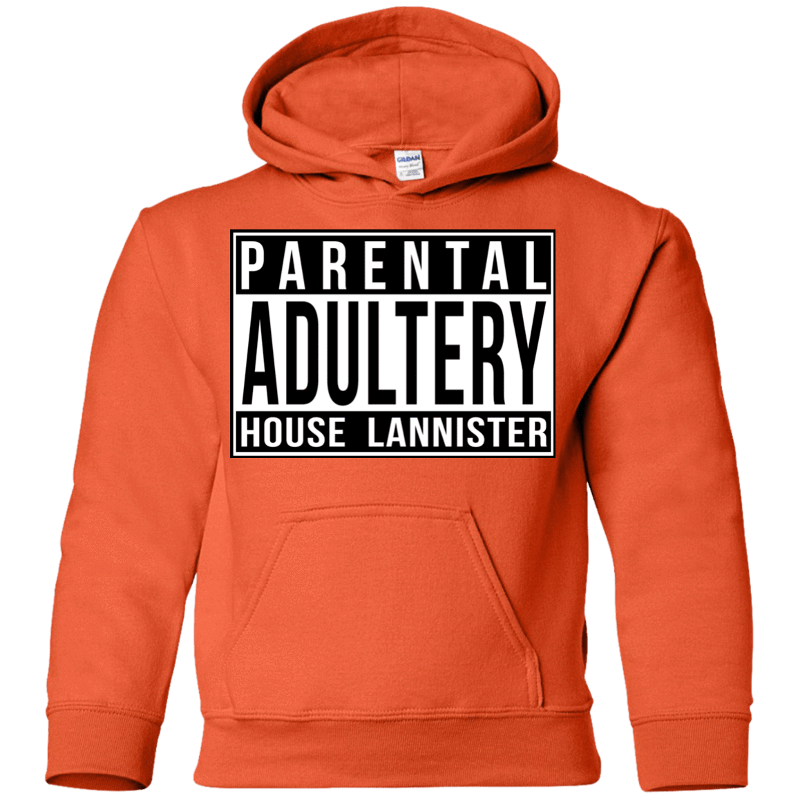 Sweatshirts Orange / YS Parental Adultery Youth Hoodie