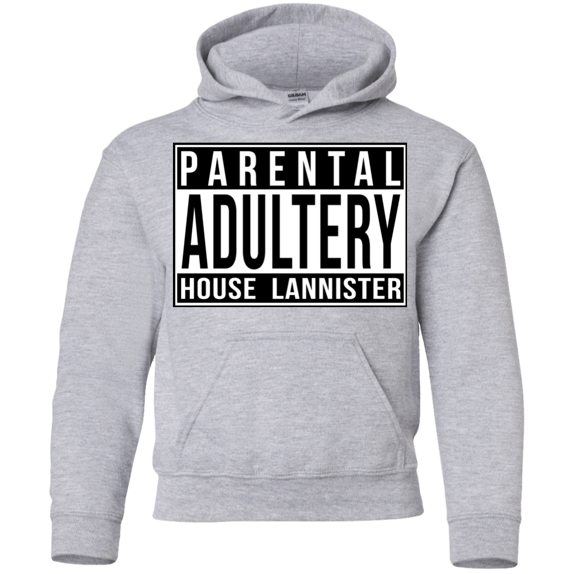 Sweatshirts Sport Grey / YS Parental Adultery Youth Hoodie