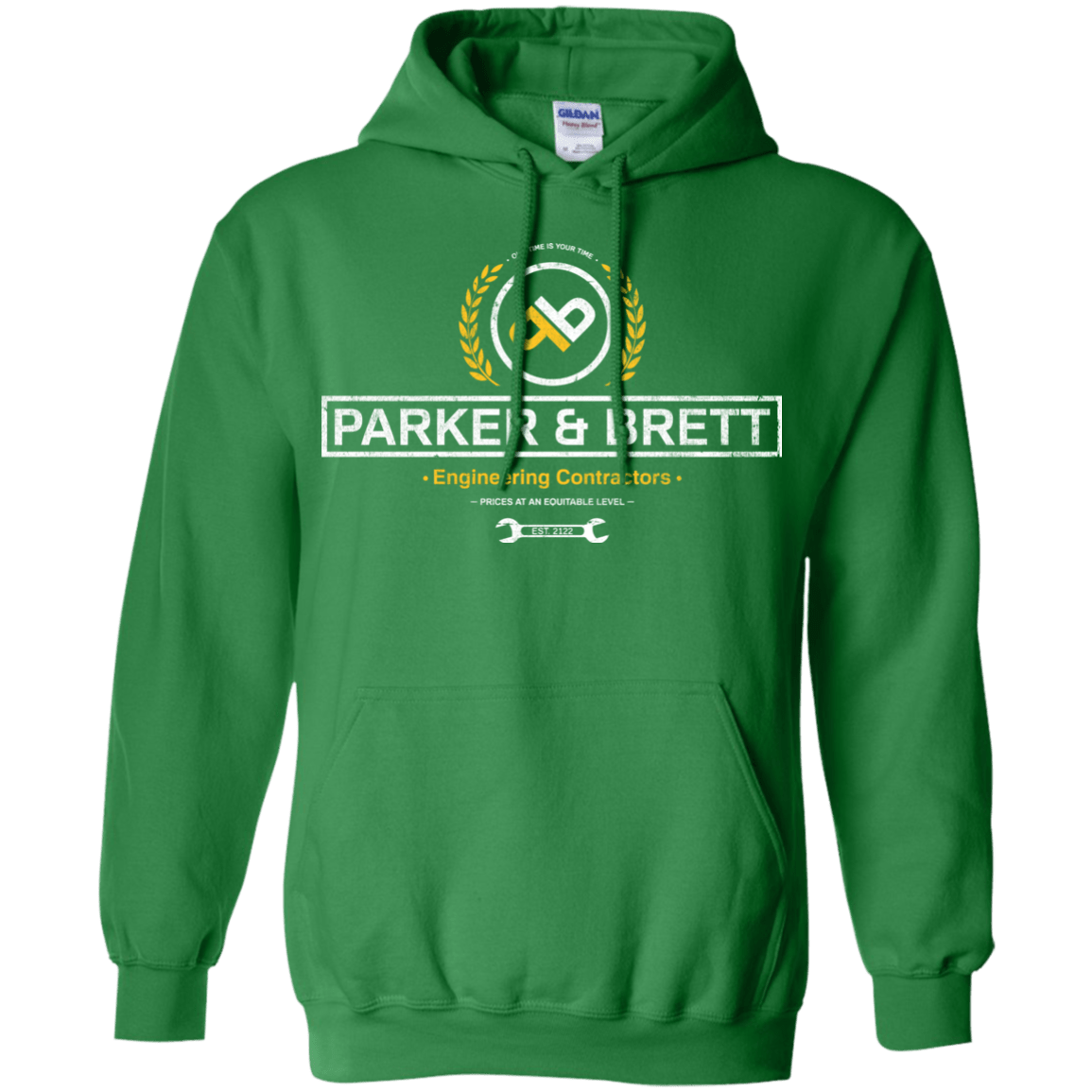 Sweatshirts Irish Green / Small Parker & Brett Pullover Hoodie