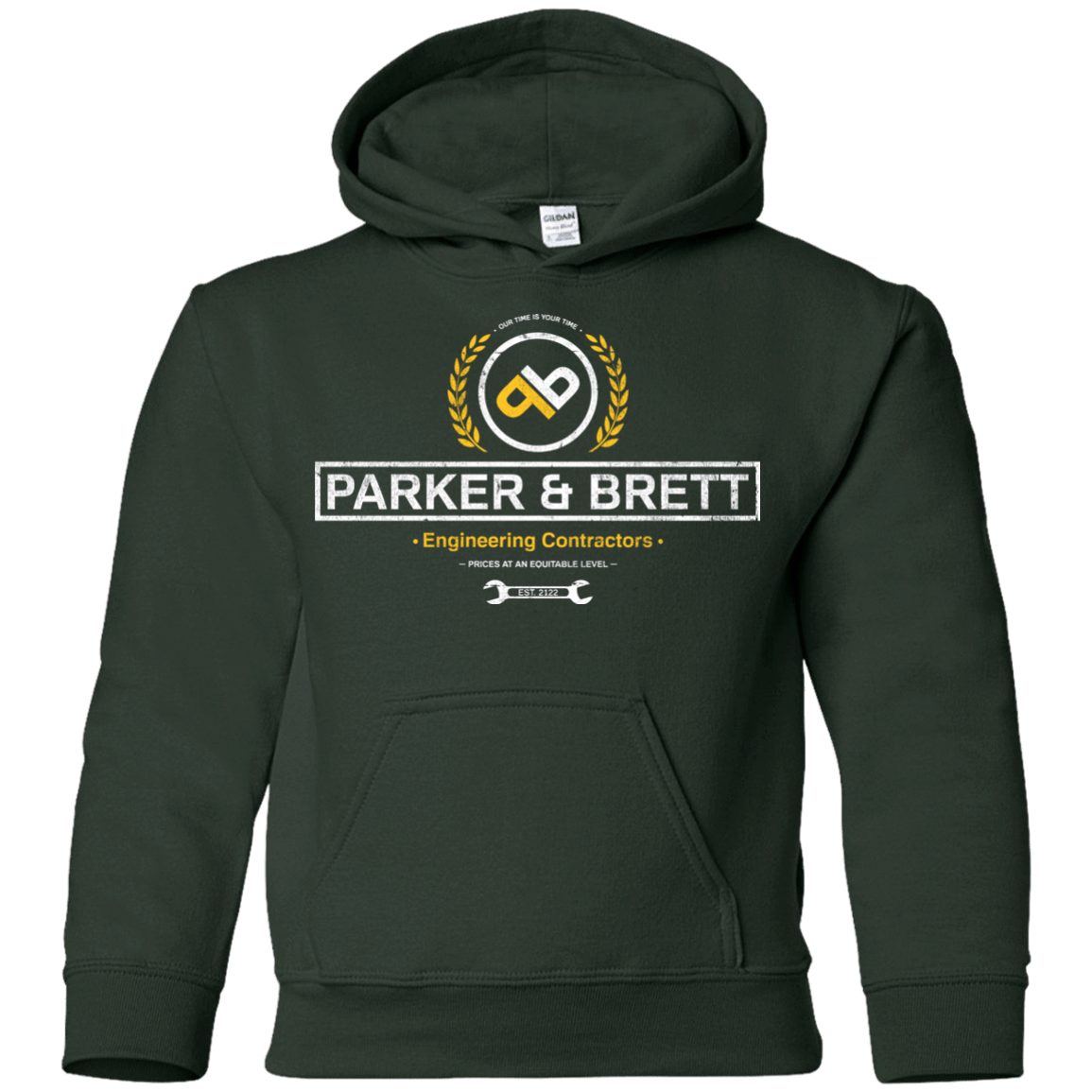 Sweatshirts Forest Green / YS Parker & Brett Youth Hoodie