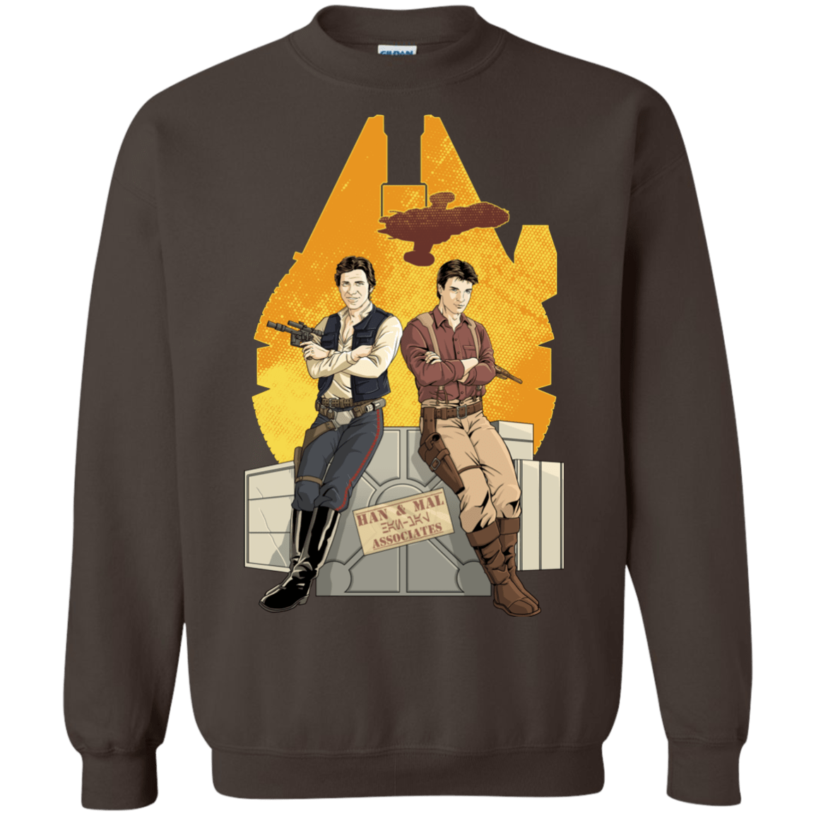 Sweatshirts Dark Chocolate / Small Partners In Crime Crewneck Sweatshirt