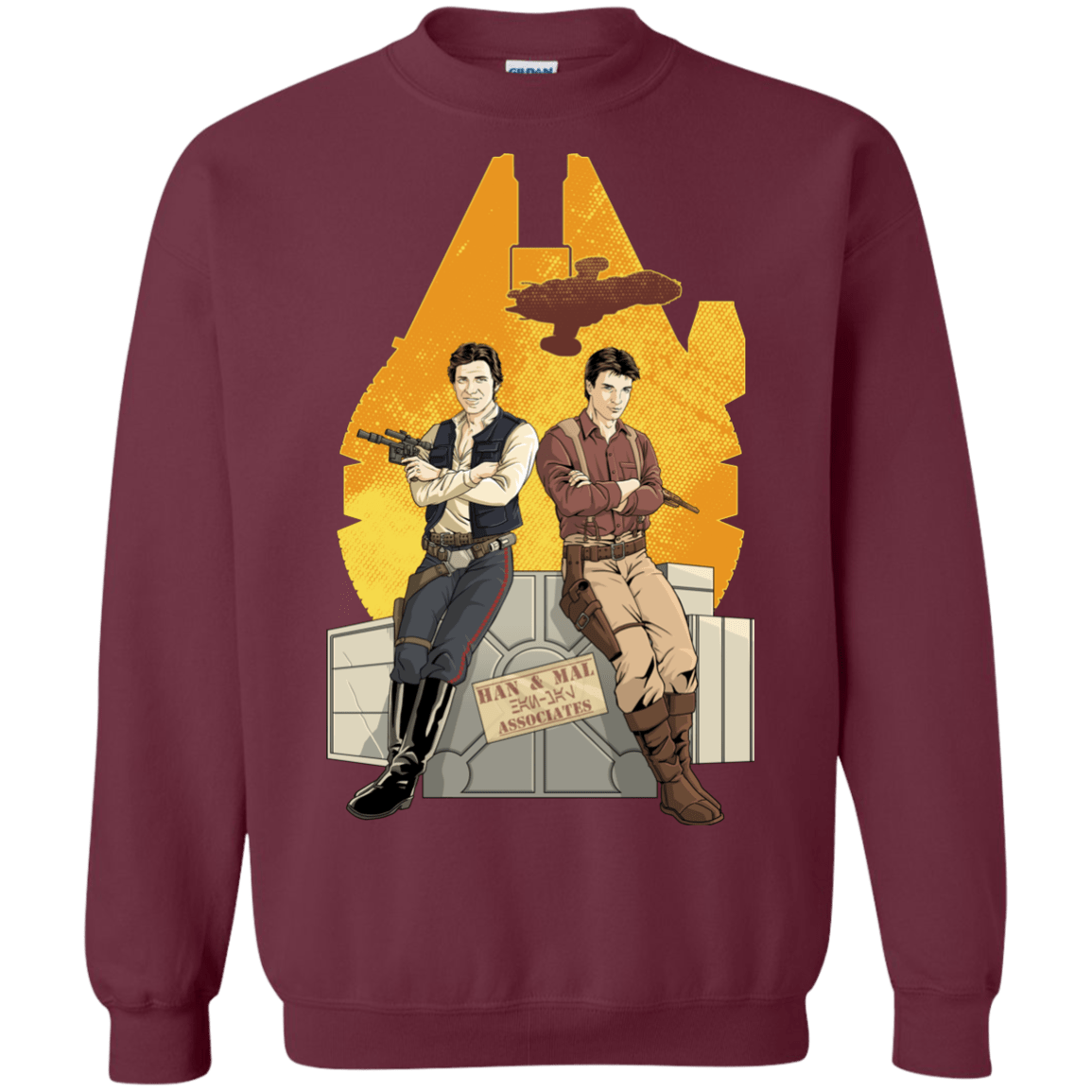 Sweatshirts Maroon / Small Partners In Crime Crewneck Sweatshirt