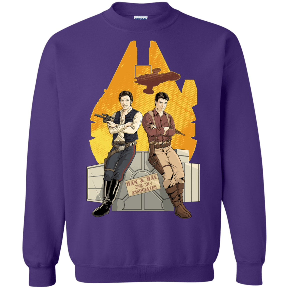 Sweatshirts Purple / Small Partners In Crime Crewneck Sweatshirt