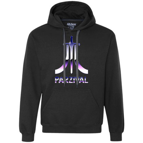 Sweatshirts Black / S Parzival Retro Premium Fleece Hoodie