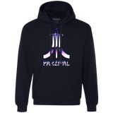 Sweatshirts Navy / S Parzival Retro Premium Fleece Hoodie