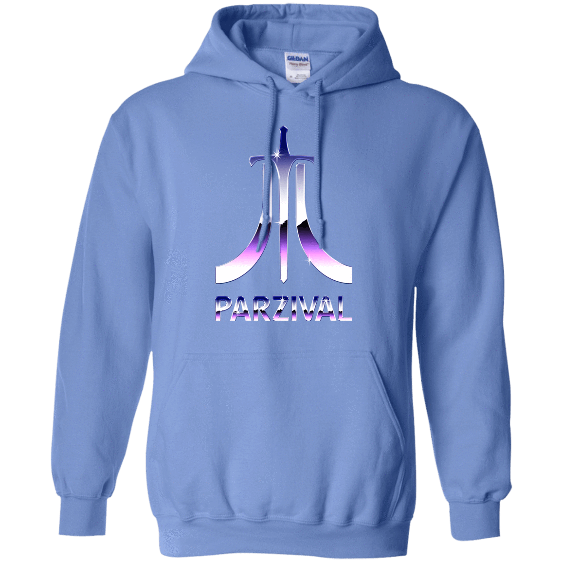 Sweatshirts Carolina Blue / S Parzival Retro Pullover Hoodie