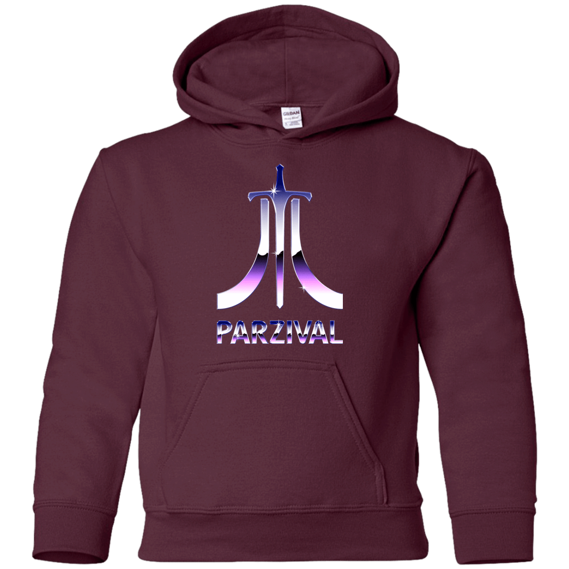 Sweatshirts Maroon / YS Parzival Retro Youth Hoodie