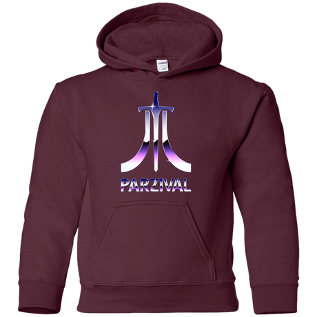 Sweatshirts Maroon / YS Parzival Retro Youth Hoodie