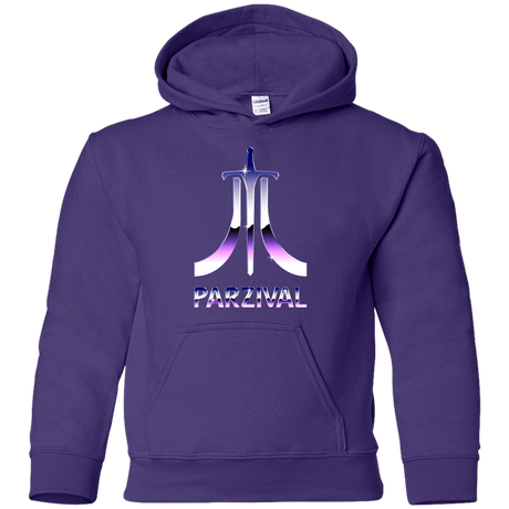 Sweatshirts Purple / YS Parzival Retro Youth Hoodie