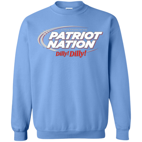 Sweatshirts Carolina Blue / Small Patriot Nation Dilly Dilly Crewneck Sweatshirt