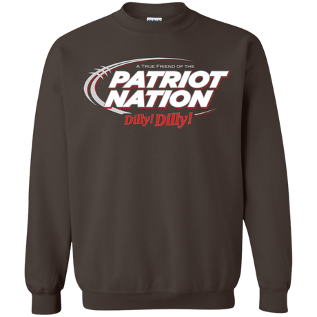 Sweatshirts Dark Chocolate / Small Patriot Nation Dilly Dilly Crewneck Sweatshirt