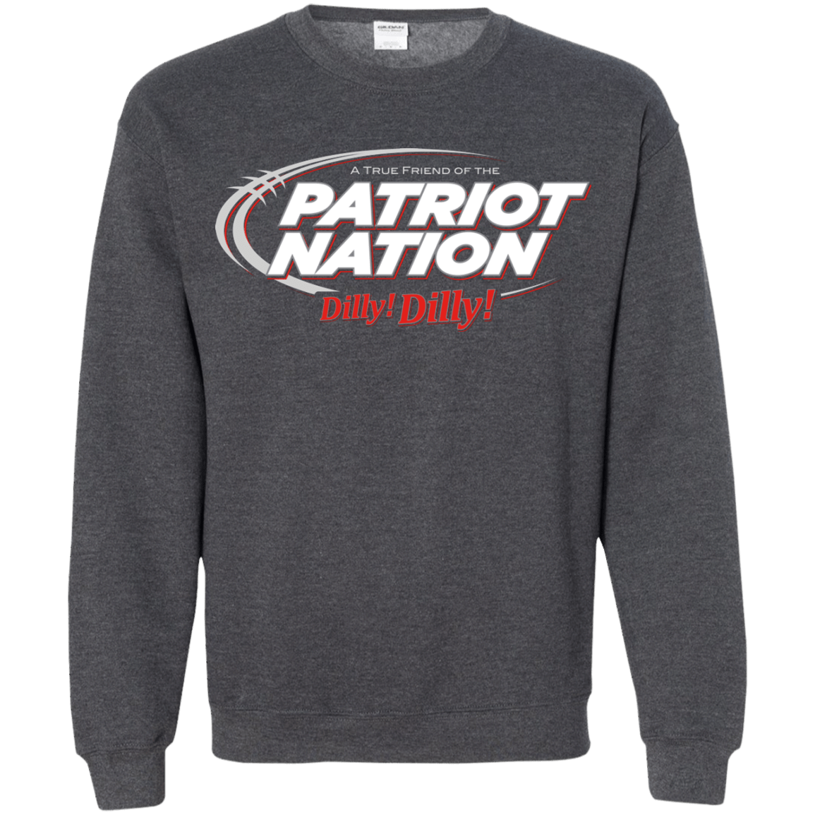 Sweatshirts Dark Heather / Small Patriot Nation Dilly Dilly Crewneck Sweatshirt