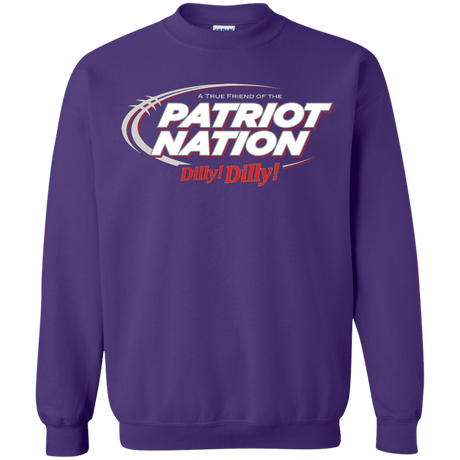 Sweatshirts Purple / Small Patriot Nation Dilly Dilly Crewneck Sweatshirt
