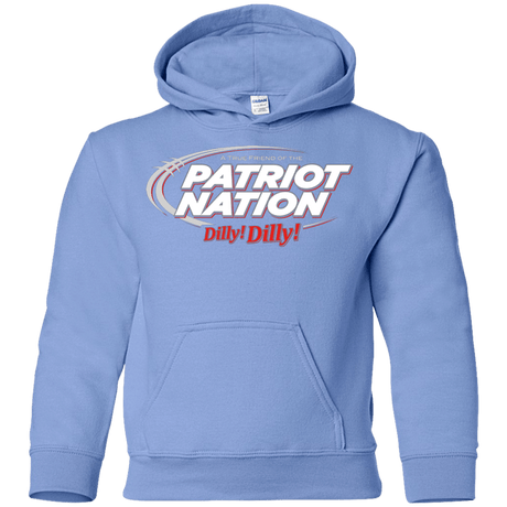 Sweatshirts Carolina Blue / YS Patriot Nation Dilly Dilly Youth Hoodie